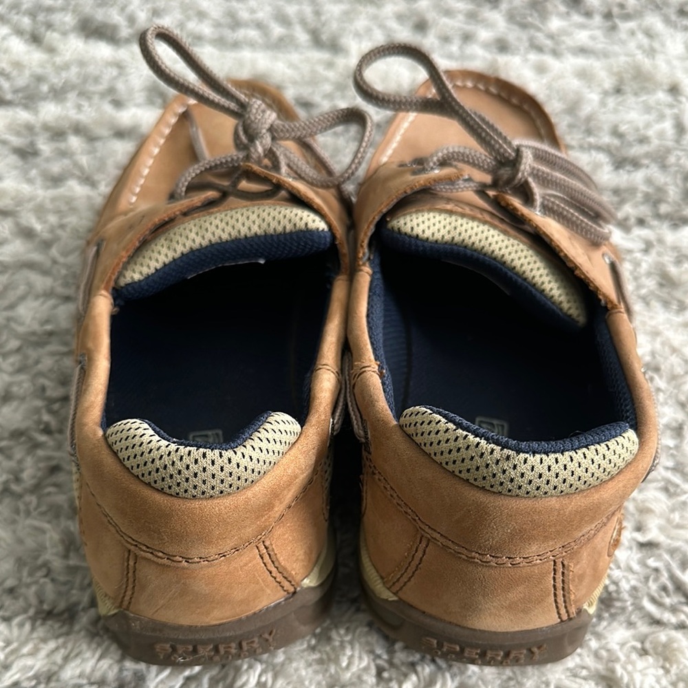 Sperry Boys Brown Boat Shoes - Picture 2 of 5